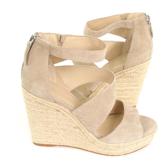 NWOT Botkier New York Julian Leather Wedge Sandals size 10 - Picture 1 of 11